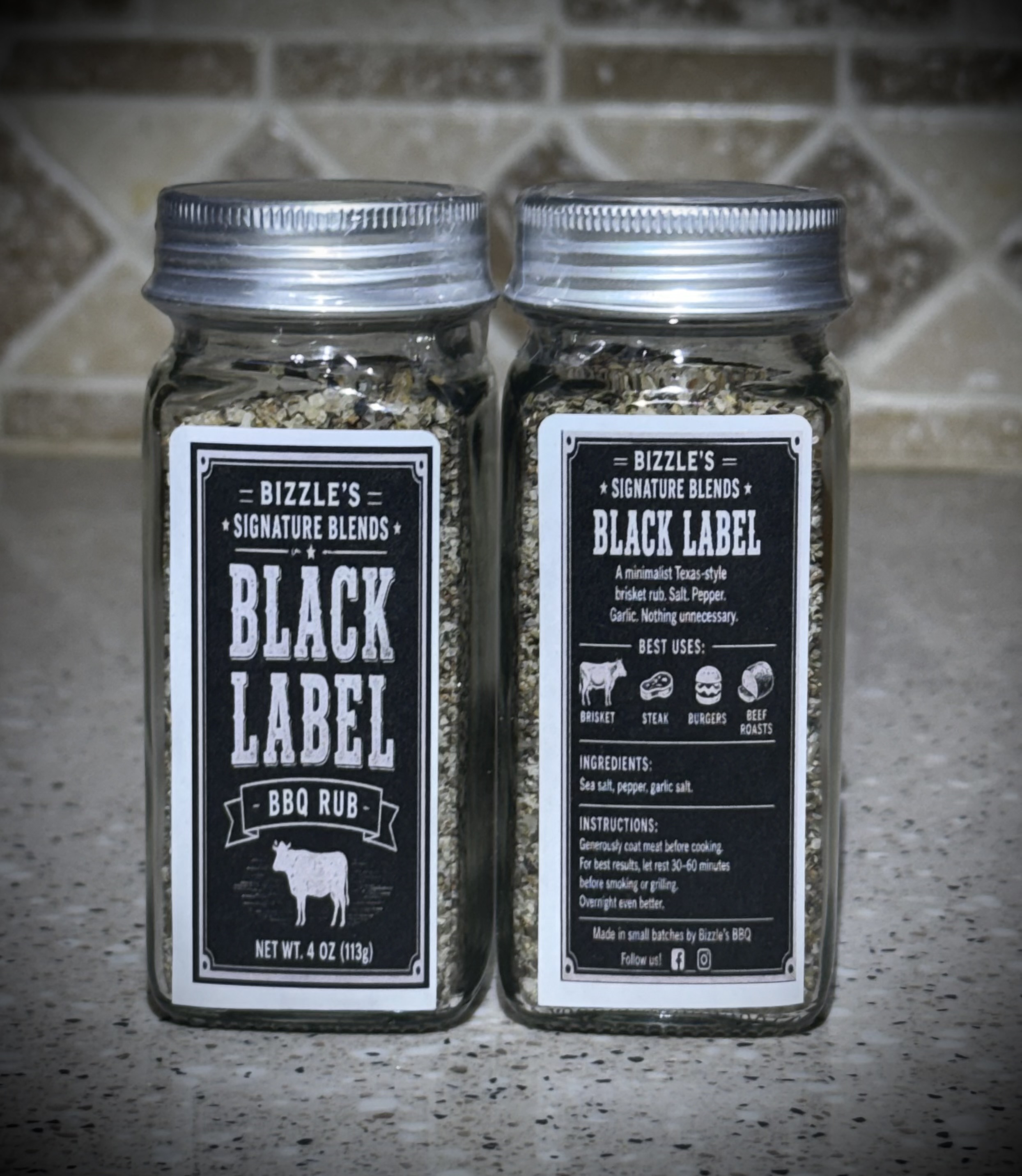 Bizzle's Black Label BBQ Rub