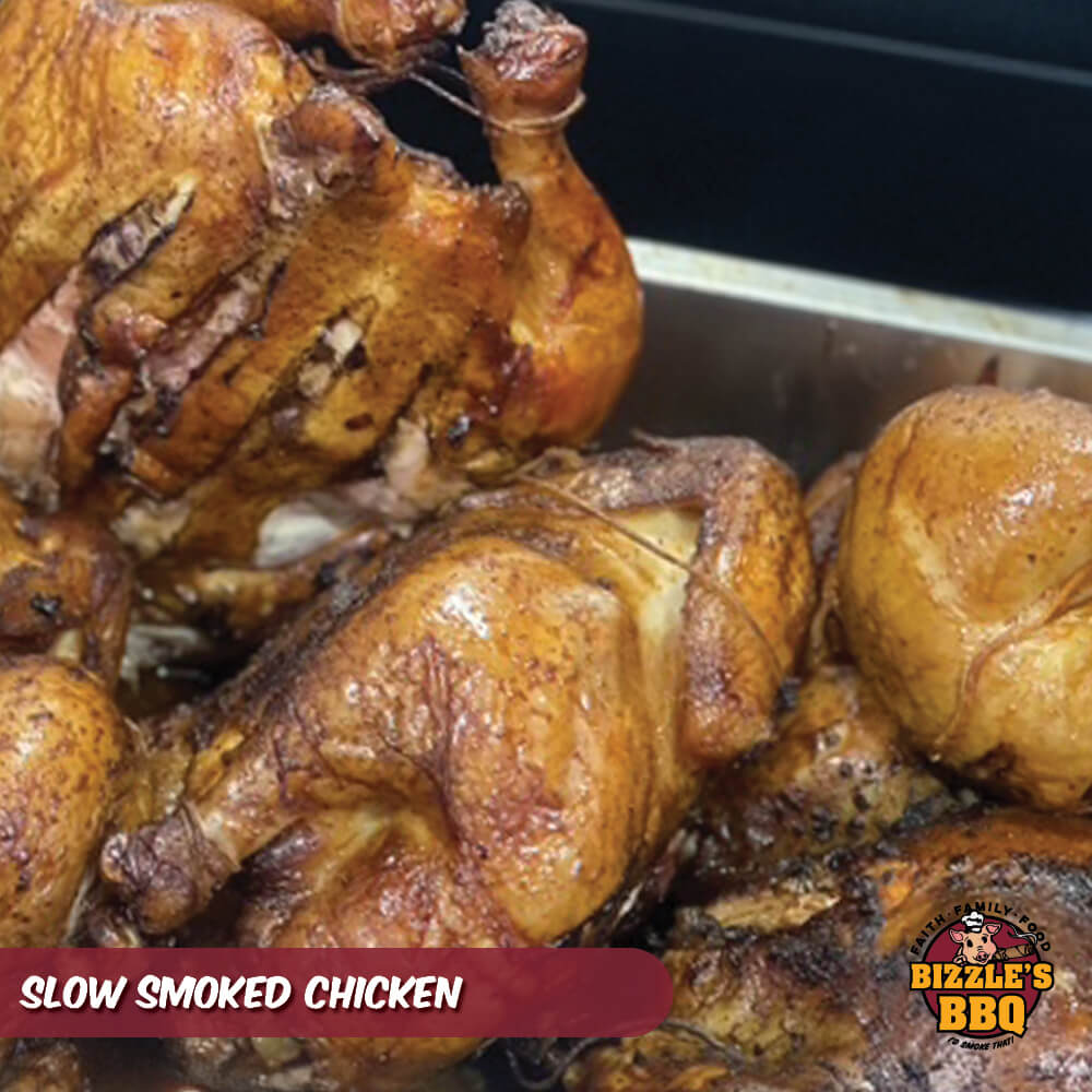 slow smoked chicken