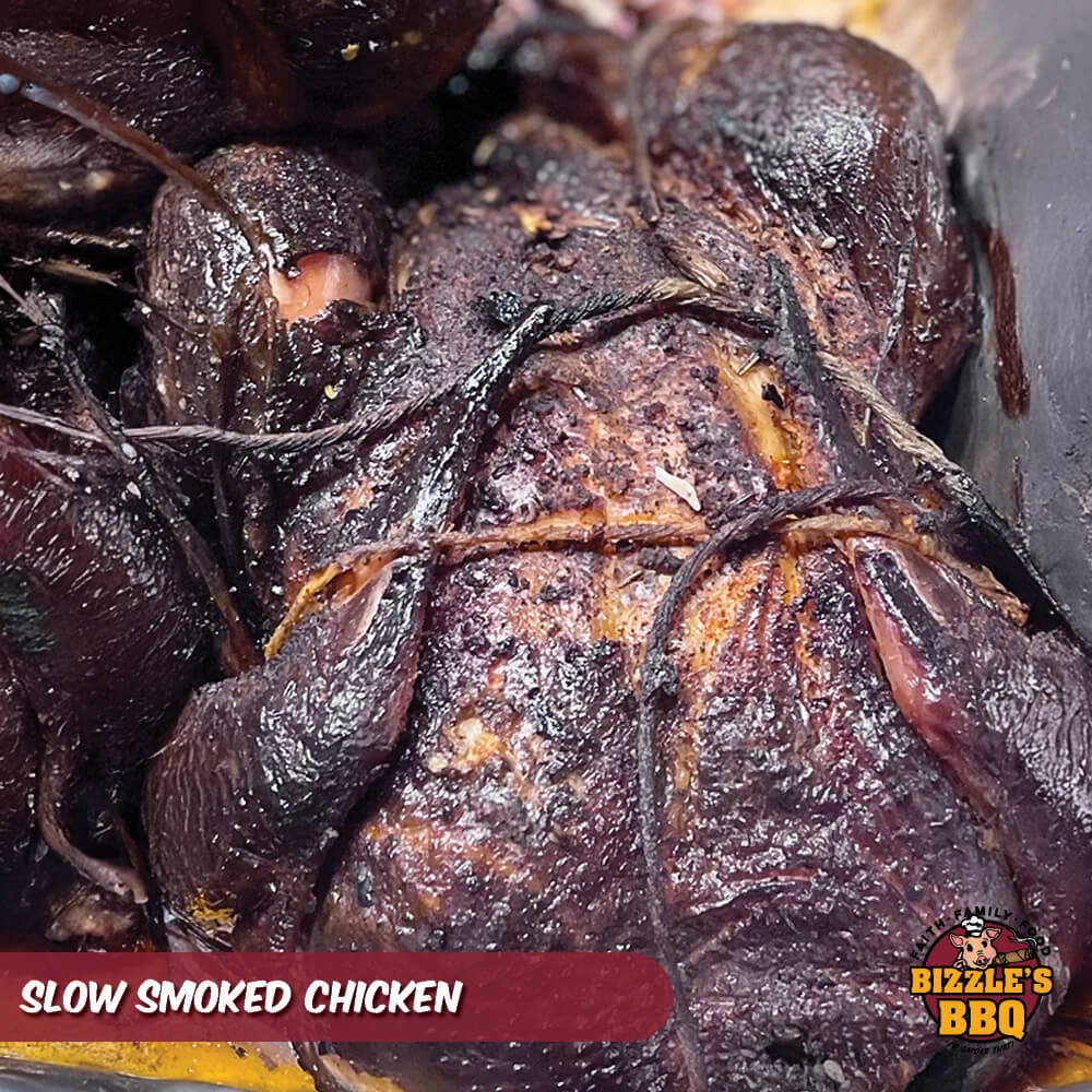 slow smoked chicken