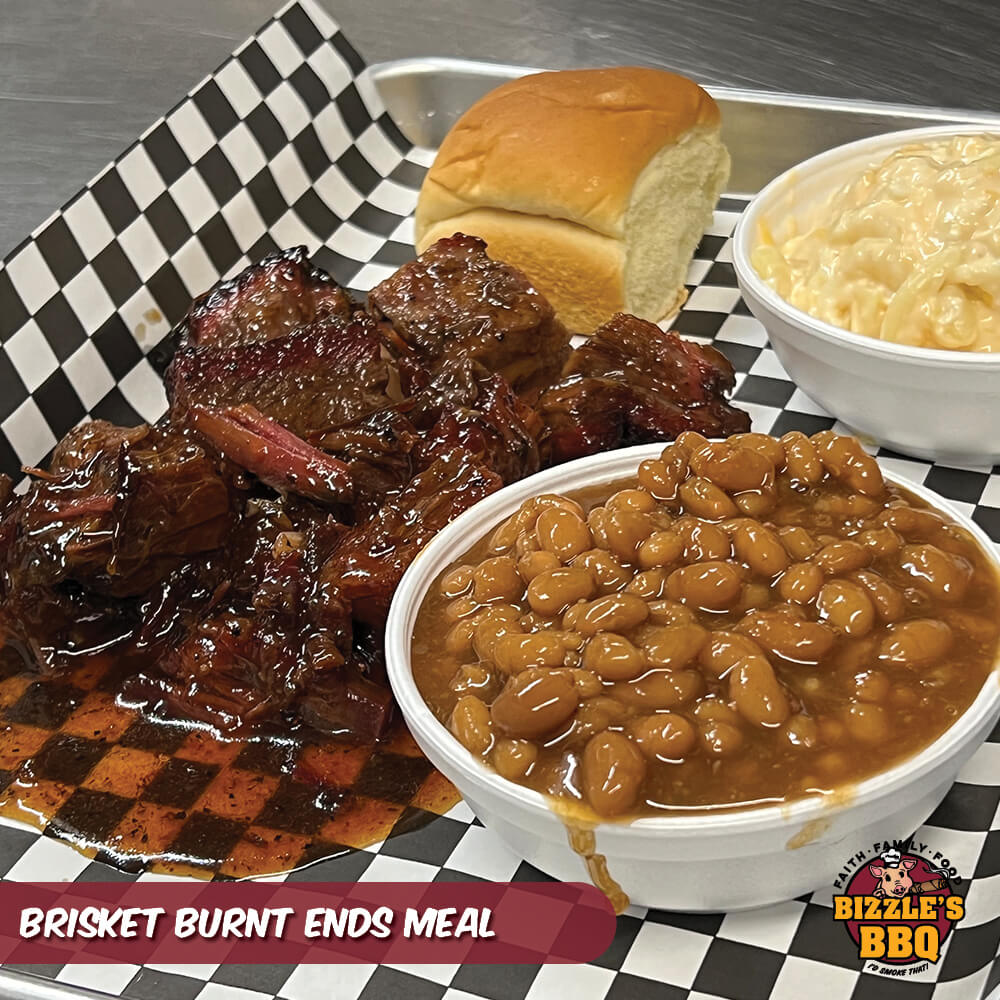 brisket burnt ends meal