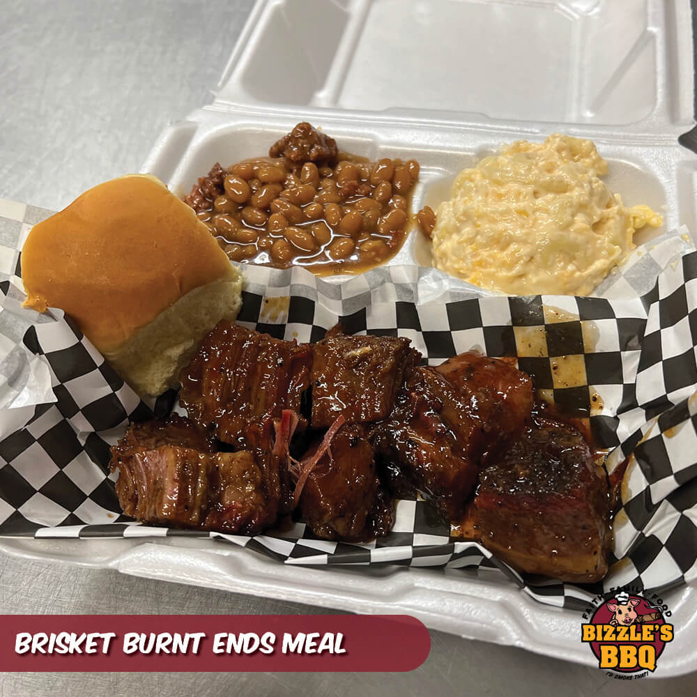 brisket burnt ends meal